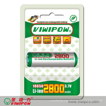 Li-ion 18650 3.2V 2800mAh Single Cells VIP-18650 (2800mAh)